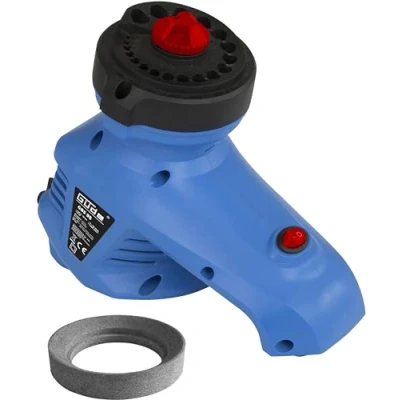 Immagine di Güde 94420 Rettificatrice per punte da trapano GBS 95 (90 W, diametro del 3 12 mm, velocità motore 13501/min, struttura robusta con piedini antiscivolo), colore: blu