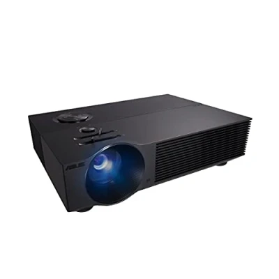 Immagine di ASUS H1 Proiettore LED, 30000 Ore Di Funzionamento, FullHD (1920x1080), 3000 Lumens, 120Hz, Speaker 10w, HDMI, VGA, Ethernet, 10W integrati, Dimensione 405 x 99 283mm, Nero
