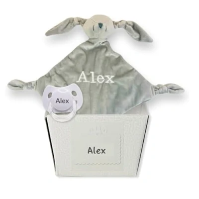 Immagine di BebeDeParis Ciuccio per Bambini Personalizzato con Nome, Neonati 0 6 Mesi, Include Scatola Personalizzata, Senza BPA