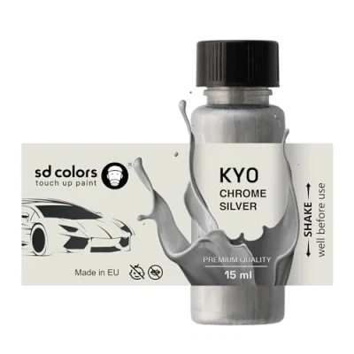 Immagine di SD COLORS KY0 Vernice per ritocchi, 15 ML, colore: argento cromato