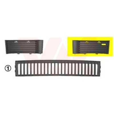 Immagine di VAN WEZEL 7625591 Griglia Paraurti anteriore Sx SKODA: Fabia 1 Combi, I Hatchback, Sedan