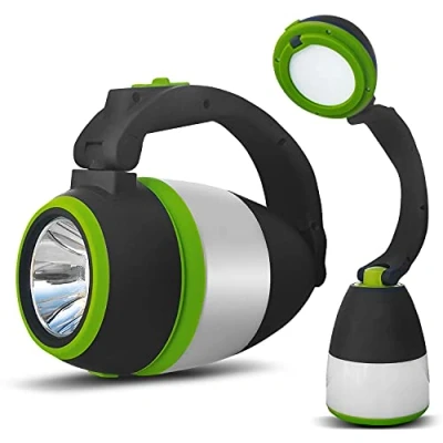 Immagine di Maclean MCE298 Lampada da Campeggio a LED 3 in 1 Tavolo, Torcia modalità d&#039;lluminazione (Batteria integrata 1500mAh / funzione power bank)