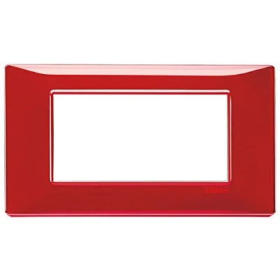 Immagine di Vimar serie piatta Piastra 4 modulo reflex rubi