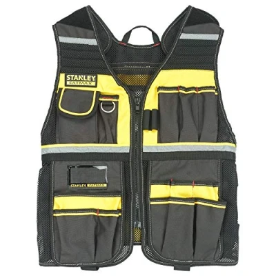Immagine di Stanley FatMax FMST1 71181 Gilet multitasche in tessuto traspirante, tasche multiple