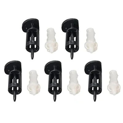Immagine di Per 775/1156/1155/1150/1366 CPU Dissipatore di calore Chiusura in plastica Push Buckle PC Computer Ventola raffreddamento Pin 5 paia Clip Montaggio Socket LGA 775/1150/1155/1156/1366