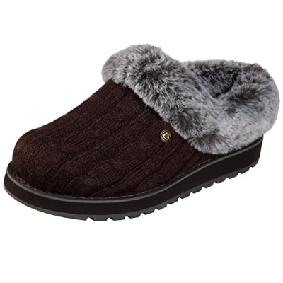 Immagine di Skechers Keepsakes Ice Angel, Pantofole Donna, Marrone Chocolate, 41 EU