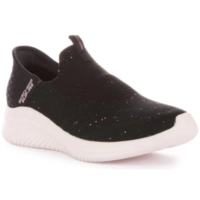 Immagine di Skechers Ultra Flex 3.0, Scarpe da Ginnastica Donna, Rosa Nera, 39 EU