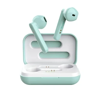 Immagine di Trust Mobile Primo Touch Bluetooth In Ear Auricolari Senza Fili (Microfono Integrato, 10 Ore di Tempo Utilizzo) Turchese