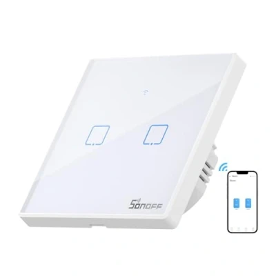 Immagine di SONOFF T2EU2C TX Smart Touch Wall Switch