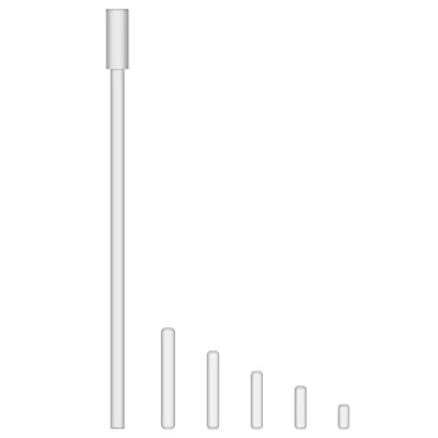 Immagine di stonylab 6 Pezzi Mescolare Barra Imposta, PTFE rivestito Magnetico Agitazione Barre Assortimento Confezione Misto Dimensioni con Uno Morbido Pieghevole Stir Bar Recuperatore di 200 mm