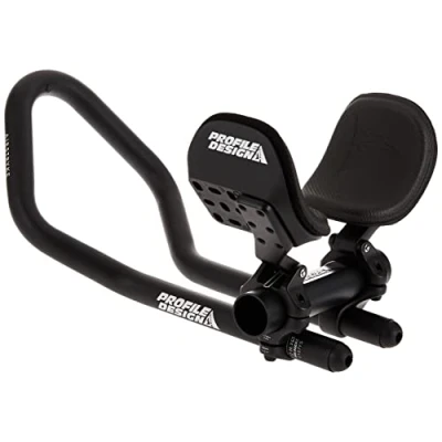 Immagine di Profile Design S Airstryke V2 Alluminio Clip on Aerobars Ano Nero Opaco, Stack regolabile e Reach