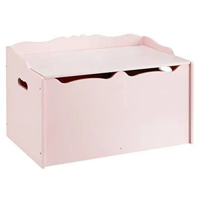 Immagine di Amazon Basics Scatola in legno per giocattoli, rosa, 76.2 cm x 40.64 46.99