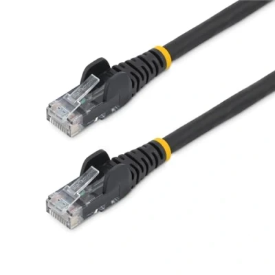 Immagine di StarTech.com Cavo Ethernet CAT6 10m rete Lan RJ45 10 Gigabit 100W PoE dati/patch UTP 10GbE Testato individualmente Low Smoke Zero Halogen Certificato ETL Nero (N6LPATCH10MBK)