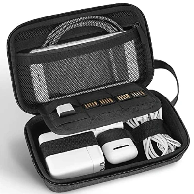 Immagine di JETech Viaggio Accessori Organizzatore Custodia, Borsa per Gadget Elettronica Portatile MacBook Adattatore, Cavo, Scheda SD, Caricatore, Mouse, Banca di Potere, Chiavetta USB