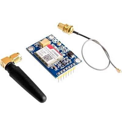 Immagine di TECNOIOT SIM800L V2.0 5V Wireless gsm GPRS Module Quad Band with Antenna Cable cap Modulo SIM Scheda 5 V Quadband L per Arduino