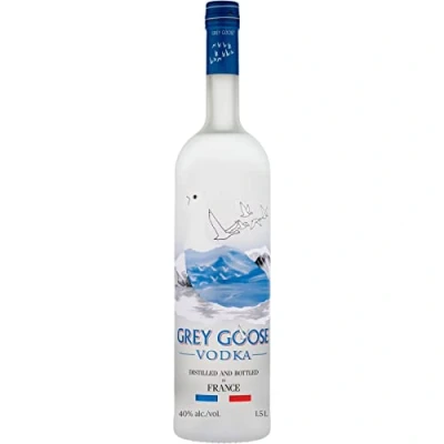 Immagine di GREY GOOSE Premium French Vodka, Vol. 40%, 150 cl / 1,5 l, pregiata vodka francese creata dal migliore grano monorigine e acqua sorgiva