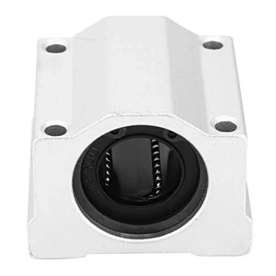 Immagine di Blocco scorrevole 20mm con cuscinetti lineari, 2 pezzi SC20UU Boccola a sfere movimento lineare CNC, altezza 40mm