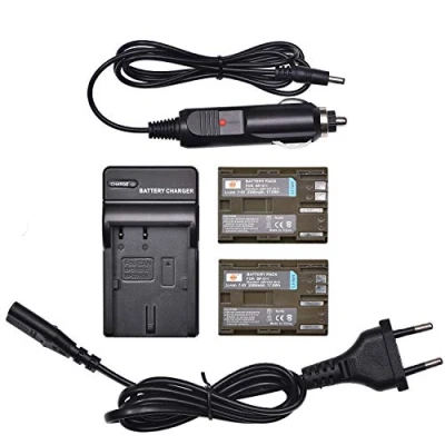 Immagine di DSTE 2 Pack Batteria + Caricabatteria Compatibile per Canon BP 511 511A EOS 10D 20D 20Da 300D 5D D30 D60 DM MV100X MV100Xi MV30 MV400 MV430 MV450 MVX1i Camera