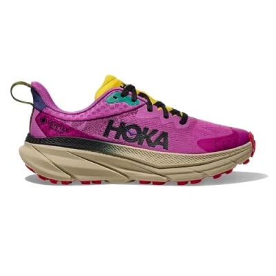 Immagine di HOKA Challenger 7 GTX Scarpe da trail running, Donna, Taglia: 38, Superbloom/oatmeal Tessuto / sintetico