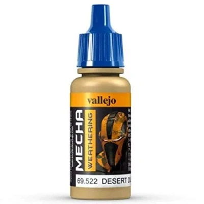 Immagine di Vallejo Mecha Color Colore Acrilico a Base d&#039;Acqua per Aerografo, 17 ml, Beige (Desert Dust Wash)