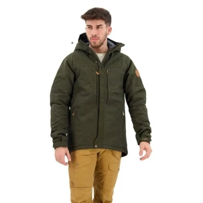 Immagine di Fjällräven Skogsö Padded Jacket M, Giacca Invernale, Uomo, Verde (Deep Forest), XL