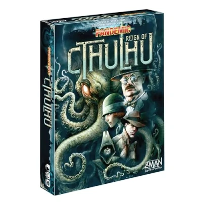 Immagine di Z Man Games , Pandemic Reign of Cthulhu, Board Game, Ages 14+, for 2 to 4 Players, 40 Minutes Playing Time