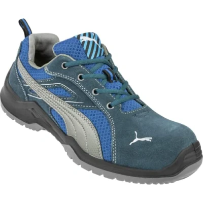 Immagine di PUMA Omni Blue Low SRC 643610 40 scarpe di sicurezza S1P Taglia delle (EU): Blu, Argento 1 pz.