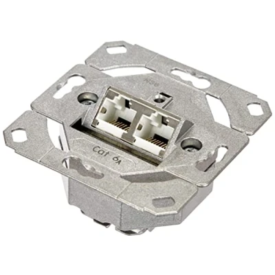 Immagine di Gira 245200 Presa doppia per rete locale, cat. 6A, IEEE 802.3 LAN