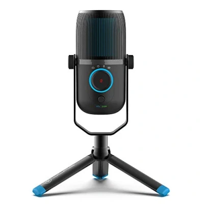 Immagine di JLab Talk USB Microfono Plug and Play, per PC Portatile con Controllo Volume e Quick Mute, 3 a Condensatore Streaming, Podcasting Gaming