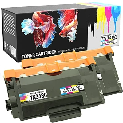 Immagine di PRESTIGE CARTRIDGE 2 Toner Compatibili TN3480 Cartucce Laser per Brother DCP L5500DN L6600DW HL L5000D L5100DN L5100DNT L5200DW L6250DN L6300DW L6400DW MFC L5700DN L5750DW L6800DW L6800DWT L6900DW