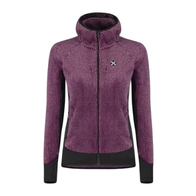 Immagine di MONTURA Remix Fleece Jacket, Giacca in Pile Tecnico da Donna ideale per arrampicata, alpinismo e varie attività outdoor (IT, Testo, S, Regular, Baton Rouge)