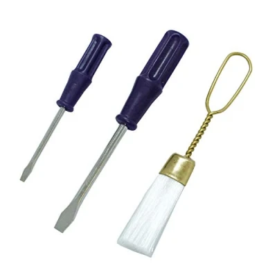 Immagine di Prym 611360 Set di Manutenzione Macchina da Cucire, 2 Cacciaviti, 1 Spazzola