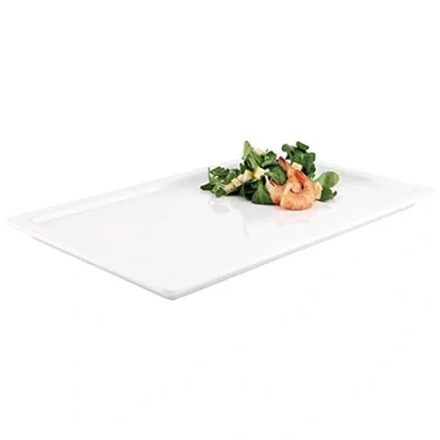 Immagine di APS GD101 vassoio rettangolare Buffet, 1/2 GN, Bianco