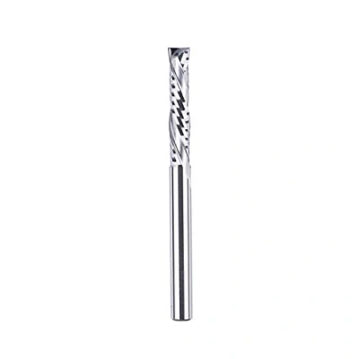 Immagine di SpeTool Frese per Legno Diametro Gambo 6 mm Fresa Elicoidale a Spirale Up&amp;Down Compressione HRC55 Lunghezza di Taglio 32 CNC Scanalatura in Metallo duro Molatura Canali