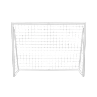 Immagine di Rete da Calcio 240cmx180cm in PVC Pratica di Allenamento Portatile all&#039;Interno all&#039;Esterno Montaggio rapido a Incastro e Scatto Foglio Bersaglio 16 Fascette Elastiche Borsa per Il Trasporto