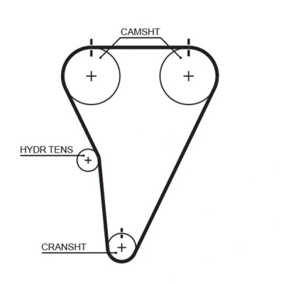 Immagine di GATES FleetRunner Micro V Stretch Fit T215 Cinghia Distribuzione 143 1144 25,4 Fibra ottica, HNBR (Nitrile Butadiene Caucciù acrilico idratato)
