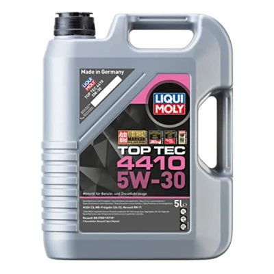 Immagine di Liqui Moly Top Tec 4410 5W 30 5l Olio motore 21404 RENAULT: Megane 4, Clio V Hatchback, Kangoo II / Grand Kangoo, OPEL: Insignia A Sports Tourer