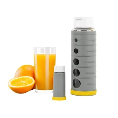Immagine di PIKA Bottiglia sottovuoto per conservare succhi di frutta e verdura 600ml Vetro borosilicato Si conserva 3 volte più a lungo