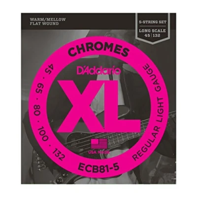 Immagine di Corde D’Addario ECB81 5 per basso, corde, Light, 45 132, Long Scale