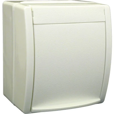Immagine di Busch Jaeger 20 EW 54 Interruttore per ambienti umidi Presa schuko Superficie Ocean Bianco