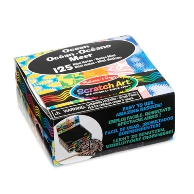 Immagine di Melissa &amp; Doug Scratch Art Ocean Mini Notes Fogli di Disegni, Multicolore, 42041