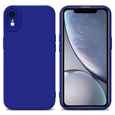 Immagine di Cadorabo Custodia compatibile con Apple iPhone XR in FLUID BLU Coperchio protettivo silicone TPU flessibile