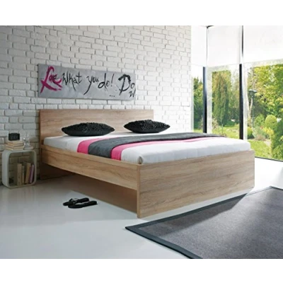 Immagine di AVANTI TRENDSTORE Melitta Struttura Letto, Disponibile in 3 Diverse Misure e 2 Diversi Colori (Marrone, 140_x_200_cm)