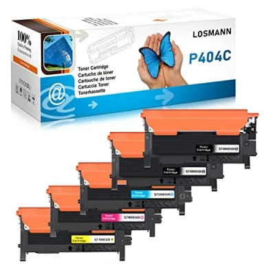 Immagine di LOSMANN Toner compatibile per Samsung P404 CLT P404C 404S K404S C404S M404S Y404S for Xpress SL C430W C480FW C480W C480 C430 C480FN C433 (5 Pack)
