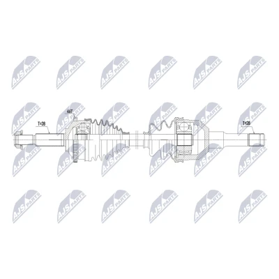 Immagine di Albero motore/Semiasse NTY NPW JG 018