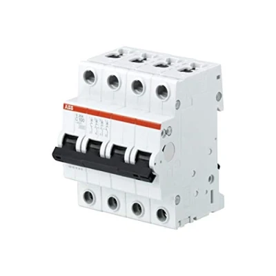 Immagine di ABB S204 C100 INTERRUTTORE AUTOMATICO 6KA 4P