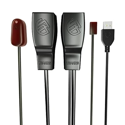 Immagine di SZBJ ir ripetitore, Remote Control Extender, sistema di ripetizione a infrarossi, si applica Cat6/Cat5e/Cat6 Ethernet Cavo connessione (singola testa emettitore)