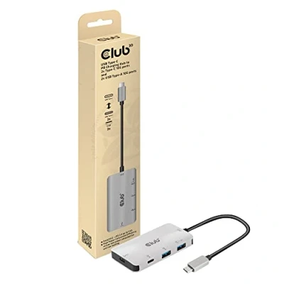 Immagine di club3D USB 3.2 Gen 1 (USB 3.0) Adattatore [1x spina C® 2x C®, 2 3.1)] Adapter 3.1 Typ C