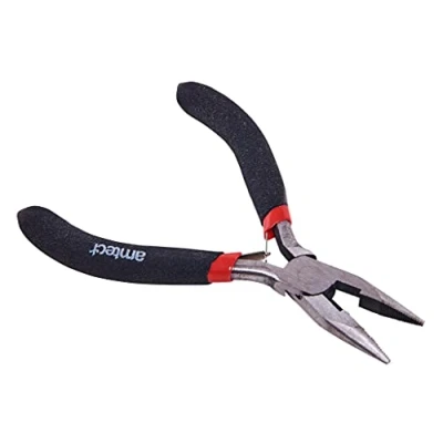 Immagine di Amtech B3186 Mini Pinza per Naso Lunga con Molla, Multicolore