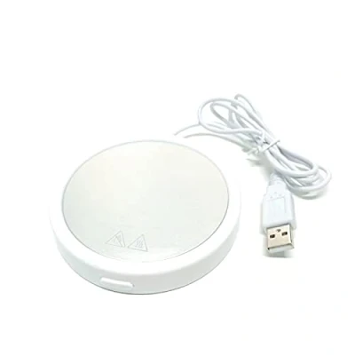 Immagine di MADCKDEDRT Scaldatazze da caffè, riscaldatore per Tazze tè USB, sottobicchiere riscaldante Elettrico, Che fornisce Una Temperatura costante Latte e Bevande in Ufficio a casa